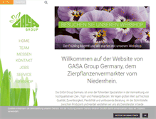 Tablet Screenshot of gasa-germany.com